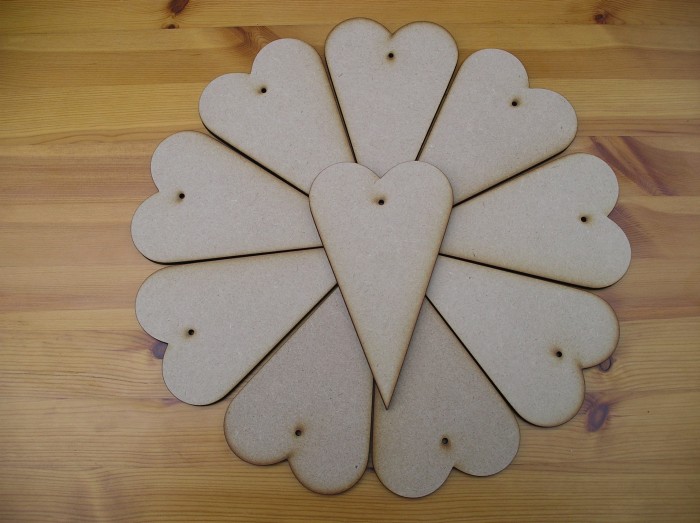 Large Hearts x10 (H12)