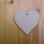 (H3) Heart 130mm Wide 6 mm Thick