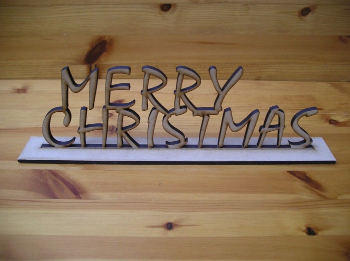 Free Standing Merry Christmas Sign