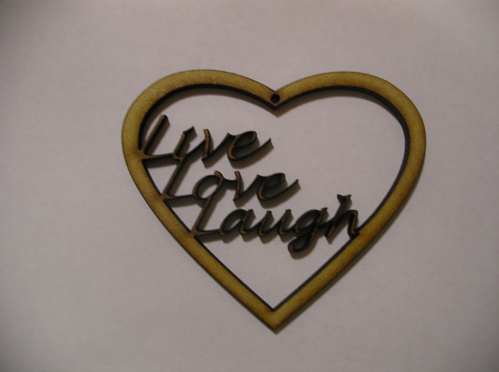 Live Laugh Love Heart