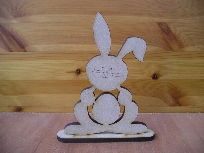 (E4) Bunny with Egg Cut Out